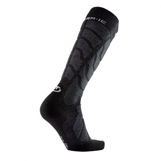 Chaussettes Ski Warm Gris Noir