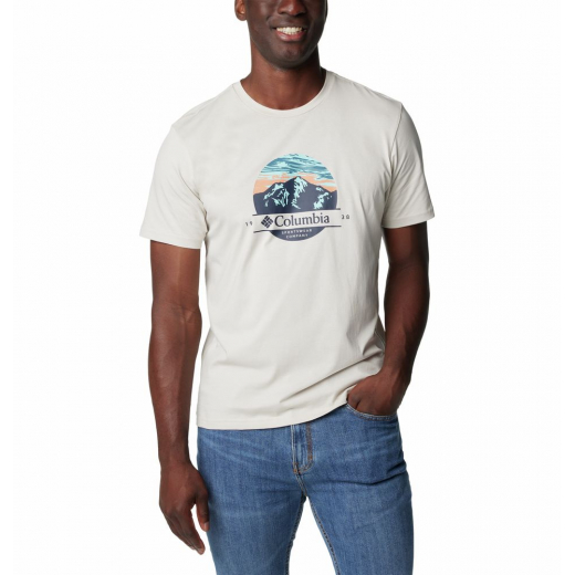 T-shirt Path Lake Graphic Tee Ii Dark Stone