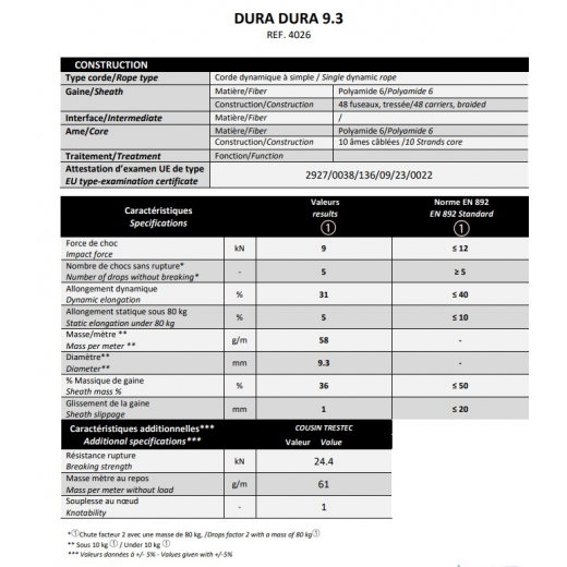 Dura Dura 9,3mm X 70m Colibri