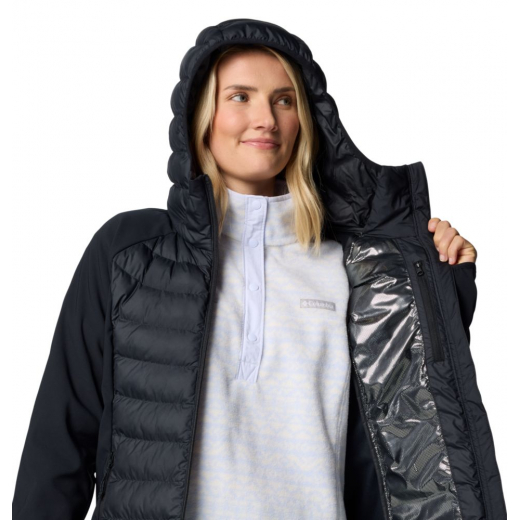 Veste À Capuche Hybride Powder Lite™ II Femme Noir