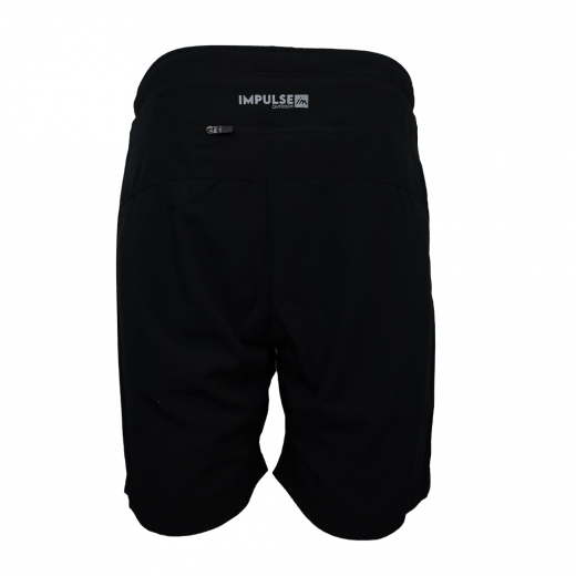 Short Homme 2 En 1 Trail + Noir