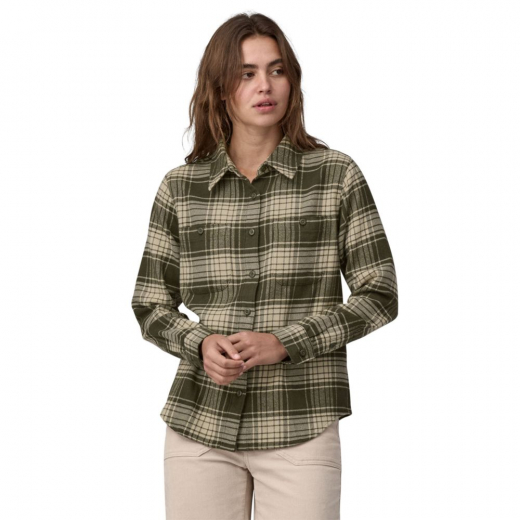 Chemise Femme Fjord Flannel Cascade Pine Needle Green