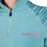 Ladies Fleece 1/2 Zip Top Trail+ Turquoise