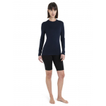 T-Shirt 260 Tech LS Half Zip Femme Noir