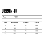 Urrun 40 Glitter Anthracite - Black