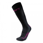 Chaussettes Ski Touring One Bio Femme Noir Rose