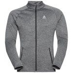 Polaire Tencia Mid Layer Dark Full Zip Grey Melange