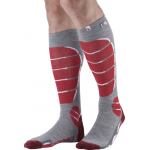 Chaussettes Ski Light Wool Rouge