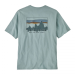 T-shirt '73 Skyline Organic Thermal Blue