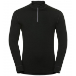 T-shirt Natural 100% Merino 1/2 Zip