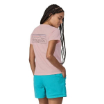 T-shirt Femme P-6 Logo Responsibili-tee Whisker Pink