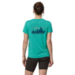 T-shirt Femme Cap Cool Daily Graphic Skyline Subtidal Blue