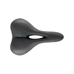 Selle Trekking Open Fit Gel Suede Large Noir