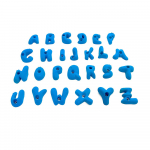 Prises Alphabet Bleu Clair