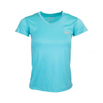 Vetement Running T-shirt Femme Trail+ Turquoise