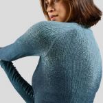 T-Shirt Femme Turtle Neck Performance Warm Blackcomb Provincial Blue