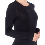 T-shirt Femme 260 Tech Ls Crewe Noir