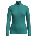 T-shirt Femme 200 Oasis Ls Half Zip Flux Green