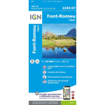 Carte Ign 2249et Font Romeu - Capcir