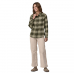 Chemise Femme Fjord Flannel Cascade Pine Needle Green