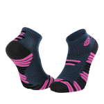 Chaussettes Trail Ultra Bleu Rose