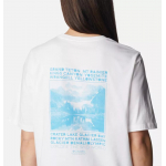 T-shirt Femme North Cascades Graphic White Wavy Ray