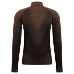 T-Shirt Turtle Neck Performance Warm Blackcomb Fudge