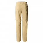 Pantalon Convertible Femme Exploration  Straight Khaki Stone