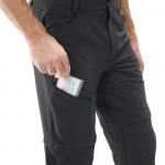 Pantalon Trekker Stretch Zip Off Noir