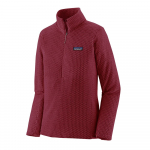 Polaire Femme R1 Air Zip Neck Marion Red