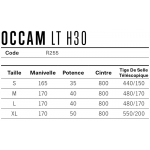 Occam Lt H30 Metallic Olive Green - Titanium Black -2024