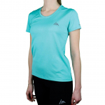 Vetement Running T-shirt Femme Trail+ Turquoise