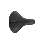 Selle City Gel Suede Etroit Noir