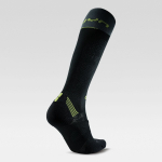 Chaussettes Run Comp One Black Lime