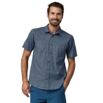 Chemise Back Step Utility Blue