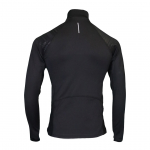 Men Fleece 1/2 Zip Top Trail+ Black