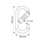 Oval Pro 3lock Acier