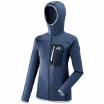 Micropolaire Trilogy Lightgrid Hoodie Lady Saphir