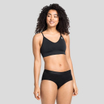 Brassiere Seamless Soft Black Grey Melange