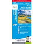 Carte Ign 1547otr Ossau-vallee D'aspe