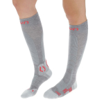 Chaussettes Ski Touring Lady Silver / Fuchsia