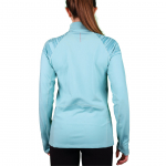 Ladies Fleece 1/2 Zip Top Trail+ Turquoise