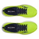 CHAUSSURE DE RUNNING RIDE 17 CITRON NAVY