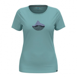 T-shirt Femme F-dry Mountain Aqua Haze