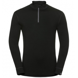 T-shirt Natural 100% Merino 1/2 Zip