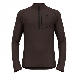 Polaire 1/2 Zip Tencia Fudge Melange