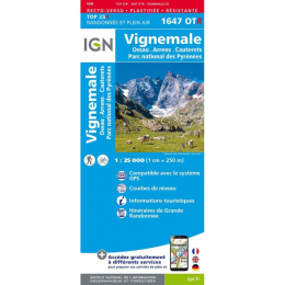 Carte Ign 1647otr Vignemale