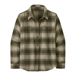 Chemise Femme Fjord Flannel Cascade Pine Needle Green