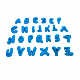 Prises Alphabet Bleu Clair