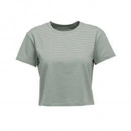 Crop Top Femme Bd Stripe  Foam Green